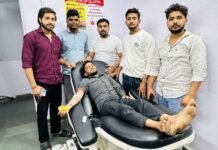 बेबस महिला की मदद को आगे आई रक्तदान टीम धमोरा